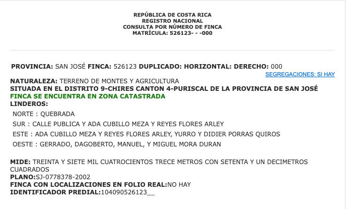 Miniatura Estudio Registral